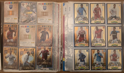 Massive football card binder - card,
