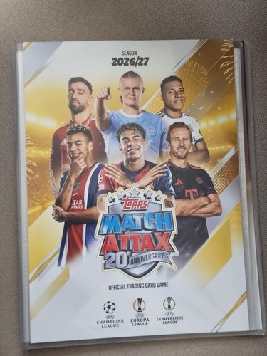 Match attax 2026 album - match,