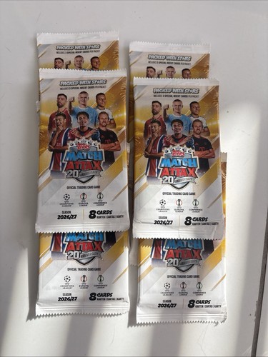 Packs topps match attax - of,